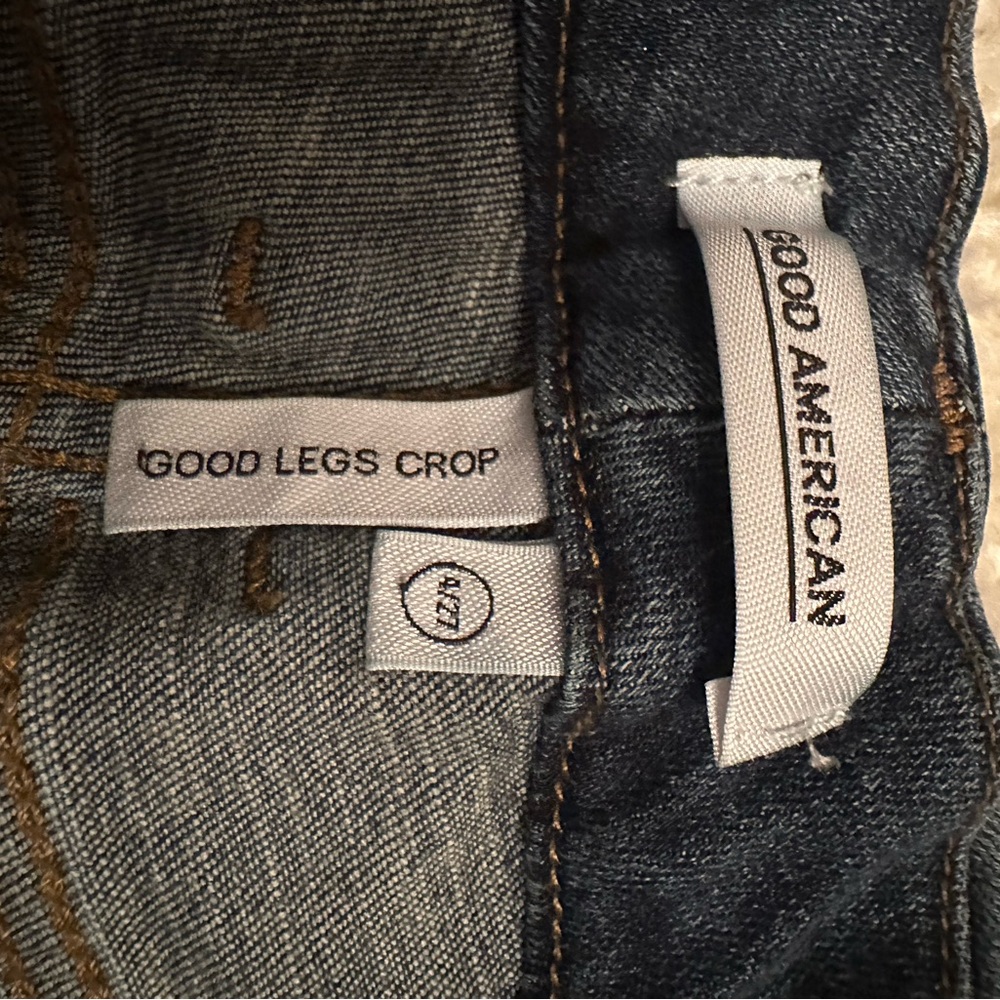 Good American Good Legs crop jeans